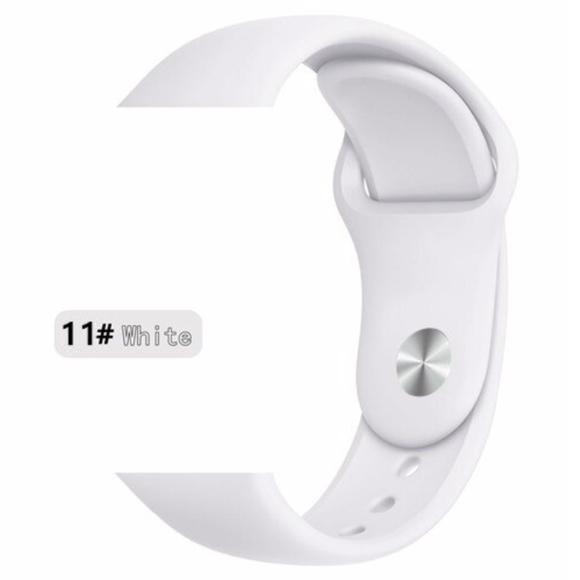 Accessories - NEW WHITE Silicone Band For Apple Watch